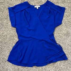 Royal Blue Blouse